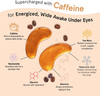 Thumbnail for grace & stella Caffeine Under Eye Patches - Awakening Eye Patches for Puffy Eyes and Dark Circles, Under Eye Mask Patches with Niacinamide & Hyaluronic Acid - Teen Girl Gifts, Vegan (Bronze, 24 Pairs)