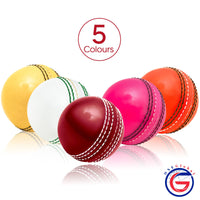 Thumbnail for Soft Rubber Cricket Ball for Practice | Outdoor & Indoor Cricket Ball with Soft Core & Stitched Seam | Realistic Feel, True Bounce & Swing for Practice, Coaching, Honing Skills & Family Fun (1-RED)