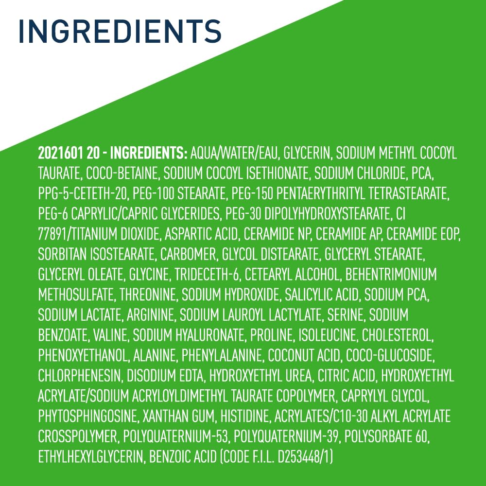 CeraVe Hydrating Cream To Foam Cleanser, Makeup Remover Face Wash For Dry Skin, Foaming Facial Cleanser With Hyaluronic Acid, Normal To Dry Skin, Fragrance Free & Non Comedogenic, 19 Fluid Ounce
