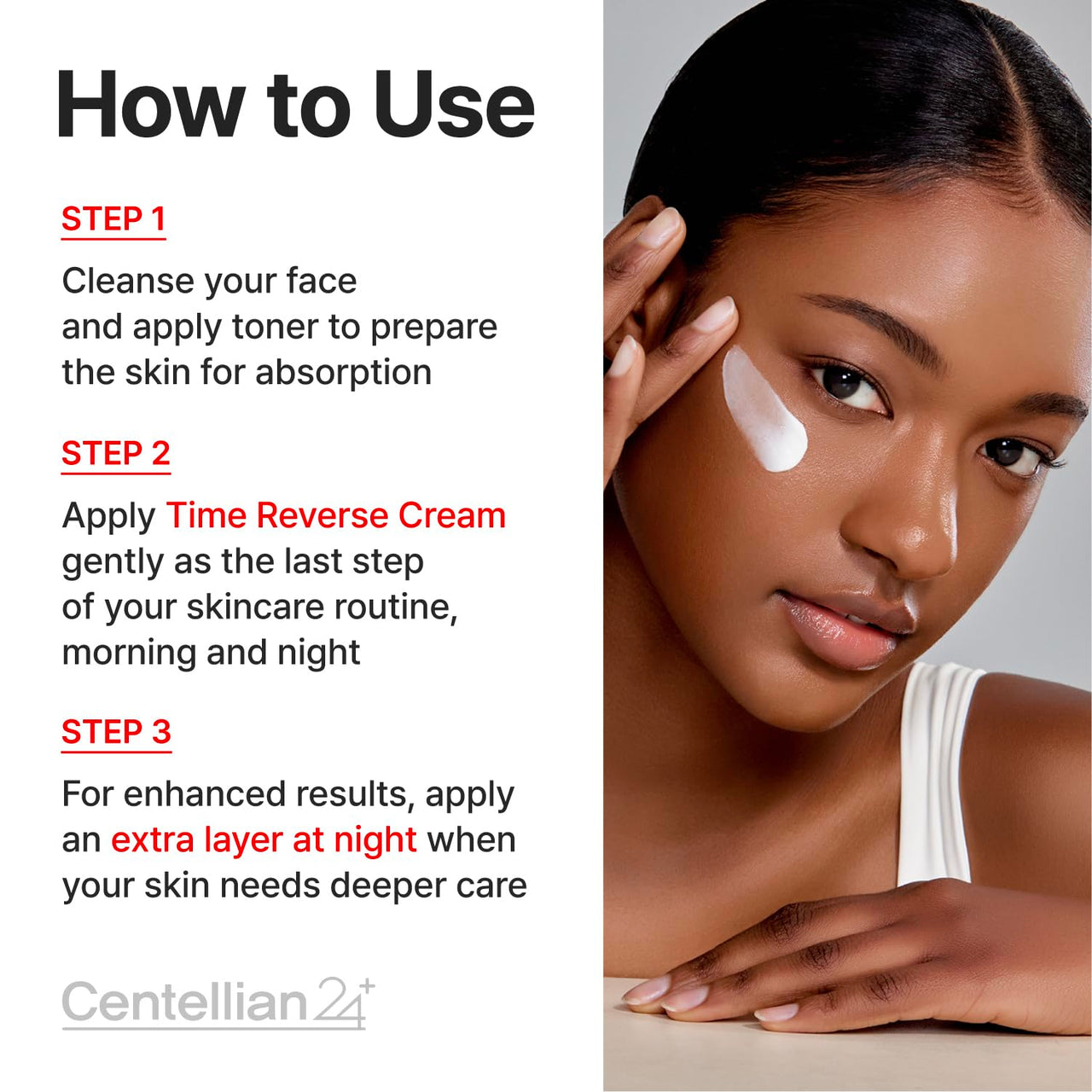 CENTELLIAN 24 Madeca Cream Time Reverse (1.69 fl oz) - TECA Centella Asiatica Glow Face Cream Moisturizer, Hydrating, Firming, Smoother Even-Looking Skin, Helps Improve Skin Elasticity,Korean Skincare
