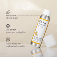 Thumbnail for Kate Somerville UncompliKated SPF – SPF 50 Face Sunscreen and Soft Focus Makeup Setting Spray, Daily Use Sun Protection with Matte Finish, 3.4 Fl Oz