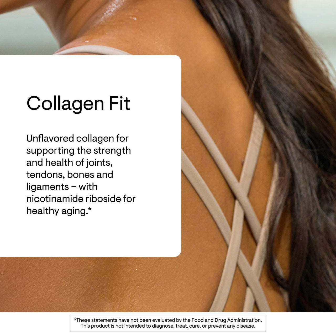 THORNE - Collagen Fit - Unflavored Collagen Peptides Powder with Nicotinamide Riboside - 15g of Collagen Peptides and 14g Protein per Serving - NSF Certified for Sport - 17.8 Oz - 30 Servings