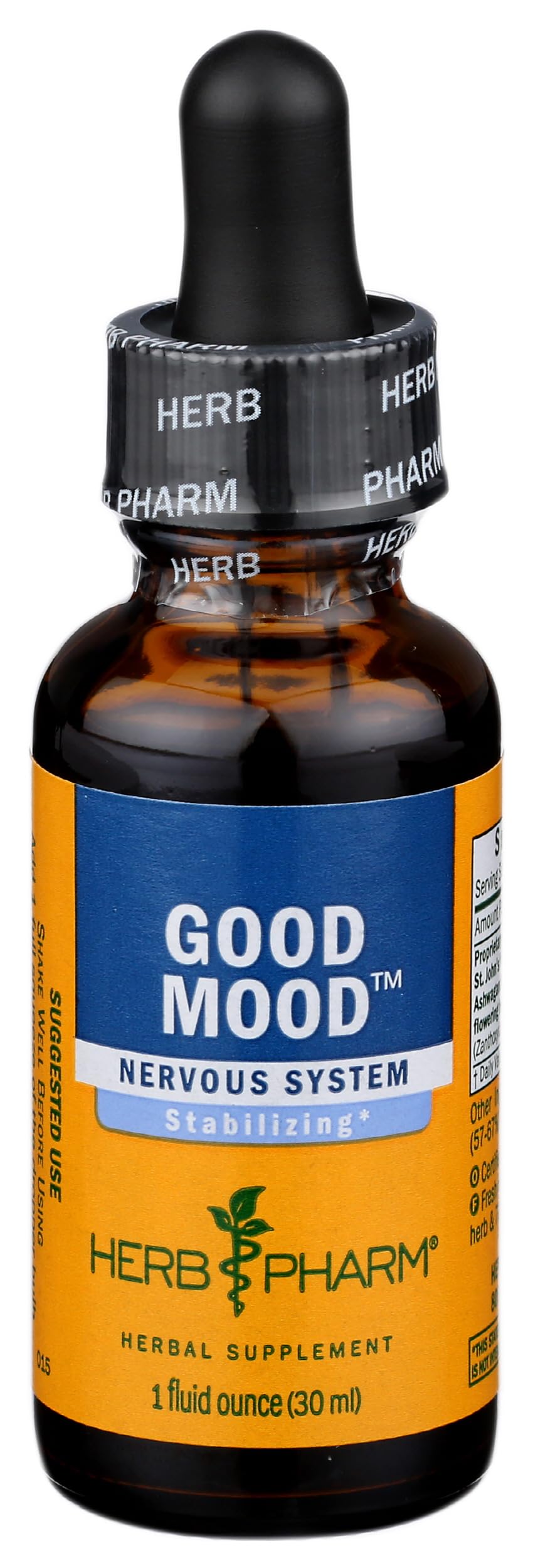 Herb Pharm Good Mood Liquid Herbal Formula with St. John's Wort for Healthy Emotional Balance - 1 Ounce