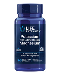 Thumbnail for Life Extension Potassium with Extend-Release Magnesium – Heart health supplement for blood pressure support with two essential minerals – Non-GMO, vegetarian, gluten-free – 60 capsules