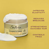 Thumbnail for SheaMoisture Jamaican Black Castor Oil Leave In Conditioner 100% Pure Jamaican Black Castor Oil For Damaged Hair to Soften and Detangle Hair 11.5 oz