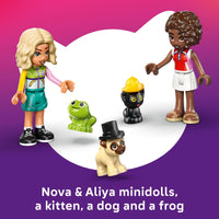 Thumbnail for LEGO Friends Pet Accessories Van Building Toy for Girls & Boys - Pretend Play Set for Kids, Ages 6+ - W/Nova & Aliya Minidolls, 3 Pet Figures, & Accessories - Gift Idea for Birthdays - 42678