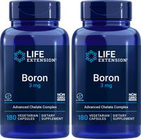 Thumbnail for Life Extension Boron 3 mg 180 Caps (Pack of 2)