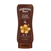 Thumbnail for Hawaiian Tropic Sunscreen Protective Dark Tannning Sun Care Sunscreen Lotion - SPF 4, 8 Ounce