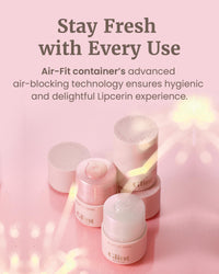 Thumbnail for Glint Lipcerin (Pink Sparkle, 0.5fl oz) - Lasting Hydration, Plumping 5-in-1 Lip Care Gloss Balm with Glitter, Shea Butter. Korean Skin Care. Chapped, Dry, Cracked, Damaged Lips.