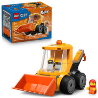 Thumbnail for LEGO City Rides – Construction Loader Building Toy for Kids - Pretend Play Set for Boys & Girls, Ages 5+ - Construction Toy W/Backhoe, Loader Bucket, & Minifigure - Gift Idea for Birthdays - 60483