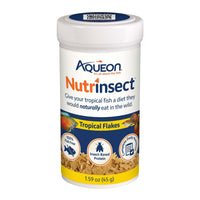 Thumbnail for Aqueon Nutrinsect Fish-Free Fish Food, Tropical Flakes, 1.59 oz