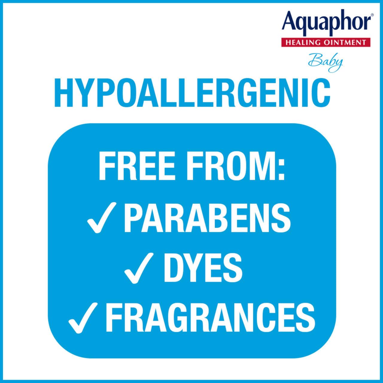 Aquaphor Baby Healing Ointment Advanced Therapy Skin Protectant for Chapped or Dry Skin, Drool Rash and Diaper Rash Ointment, Hypoallergenic Baby Essentials, Travel Size, 0.35 Oz Tube, Pack of 2