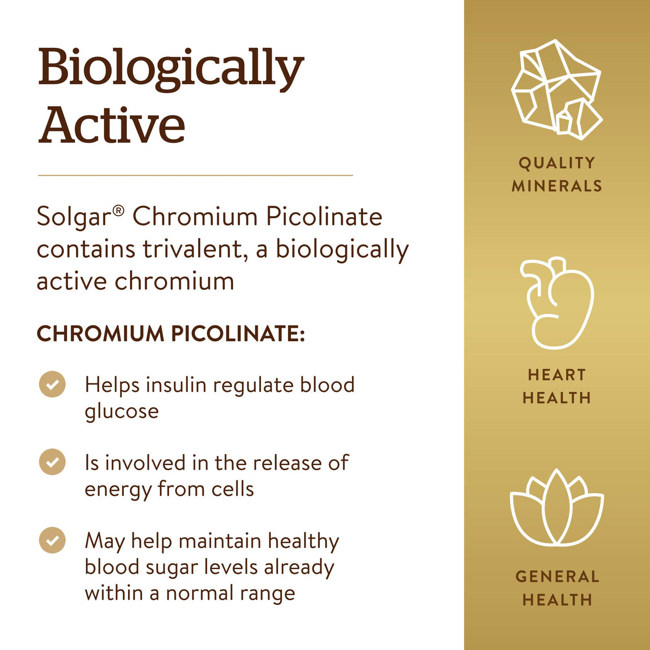 Solgar Chromium Picolinate 200 mcg, 180 Vegetable Capsules - Supports Healthy Blood Sugar Metabolism - Non-GMO, Vegan, Gluten Free, Dairy Free, Kosher - 180 Servings
