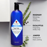 Thumbnail for Jack Black Turbo Wash Energizing Body & Hair Cleanser, 33 Fl Oz – Rosemary, Eucalyptus & Juniper Berry – Mens Body Wash, Mens Shampoo, Skin Care, Hair Care, Dual-Purpose Body Wash Men, Sulfate–Free