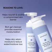 Thumbnail for Naturium The Booster Hyaluronic Acid Body Wash, Hydrating & Moisturizing plus Minimizes Dryness, with Glycerin & Vitamin B5, 16.9 oz
