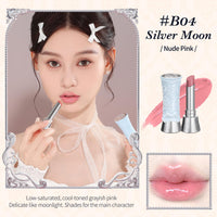 Thumbnail for Flower Knows Swan Ballet Shine Lipstick,Hydrating Solid Lip Gloss,Moisturizing Pink Tinted Lip Balm-Long Lasting Lip Gloss in Balm for Girls&Women(B04 Silver Moon)