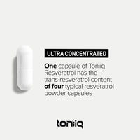 Thumbnail for Ultra High Potency Third-Party Tested Trans Resveratrol 1000mg - 98% Pure, Highly Purified and Bioavailable - Resveratrol Polygonum Root Extract - 60 Capsules