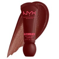Thumbnail for NYX PROFESSIONAL MAKEUP Smushy Matte Lip Balm, Tinted Lip Moisturizer with Soft, Matte Finish - Smudge Fudge (Chocolate Brown)
