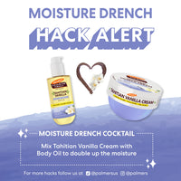 Thumbnail for Palmer's Cocoa Butter Formula Body Cream, Moisture Drenching Tahitian Vanilla, 8.8 Oz, 72Hr Hydration with Shea Butter & Vitamin E for Softer Skin, Protects & Soothes Dryness, Dermatologist Approved