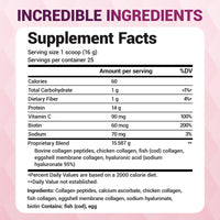 Thumbnail for Dr. Berg Multi Collagen Peptides Powder Types I, II, III, V, X - Unflavored Collagen Powder w/ 14 g of Protein - Grass-Fed, Pasture-Raised & Wild-Caught Collagen Sources - 25 Servings