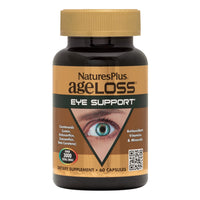 Thumbnail for NaturesPlus AgeLoss Eye Support - 60 Capsules - with Lutein, Astaxanthin & Zeaxanthin - Vegetarian, Gluten Free - 30 Servings