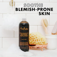 Thumbnail for SheaMoisture Soothing Body Wash for Acne Treatment African Black Soap Paraben Free Body Wash 13 oz