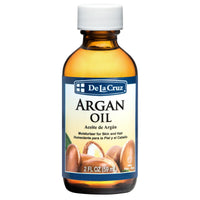 Thumbnail for De La Cruz 100% Argan Oil of Morocco, Glass Bottle, Unscented - Pure Cold-Pressed Virgin Moroccan Argan Oil for Hair and Skin - 2 FL OZ