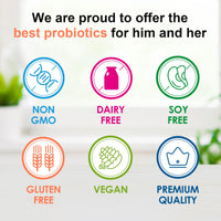 Thumbnail for CANLIST Probiotics 120 Billion CFUs 18 Strains, 3 Prebiotics & Digestive Enzymes for Men Women,Digestive & Immune Support,Shelf Stable Non-GMO 60 Capsules