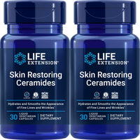 Thumbnail for Life Extension Skin Restoring Ceramides, 30 Liquid Vegetarian Capsules (Pack of 2)
