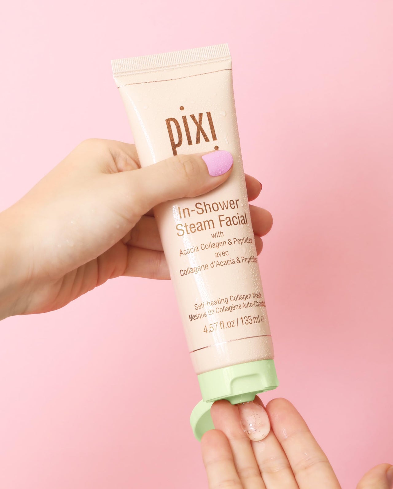 Pixi Beauty In-Shower Steam Facial, Nourishing and Cleansing, 135 ml / 4.6 fl oz