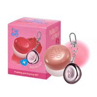Thumbnail for fwee Blurry Pudding Pot + Keychain SET | Airbrushed Blush & Lip, Buildable Pigment, Long-lasting, Lightweight, Easy to Blend, Natural Soft Matte Finish Makeup – Like (Light Pink) | 0.17 oz