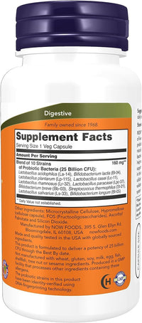 Thumbnail for Now Foods Probiotic-10 25 Billion, 100 Count (Pack of 2)