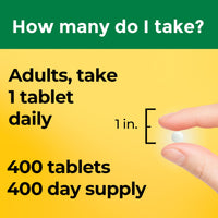 Thumbnail for Nature Made Vitamin D3 2000 IU (50 mcg), Vitamin D Supplement for Bone, Teeth, Muscle and Immune Health Support, 400 Tablets, 400 Day Supply