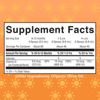 Thumbnail for MaryRuth Organics Vitamin D USDA Organic | VIT D3 Liquid | Sugar Free | Liquid VIT D Spray Immune Support for Adults & Kids | Bone Health| Vegan | Gluten Free | Non-GMO | 30 Servings