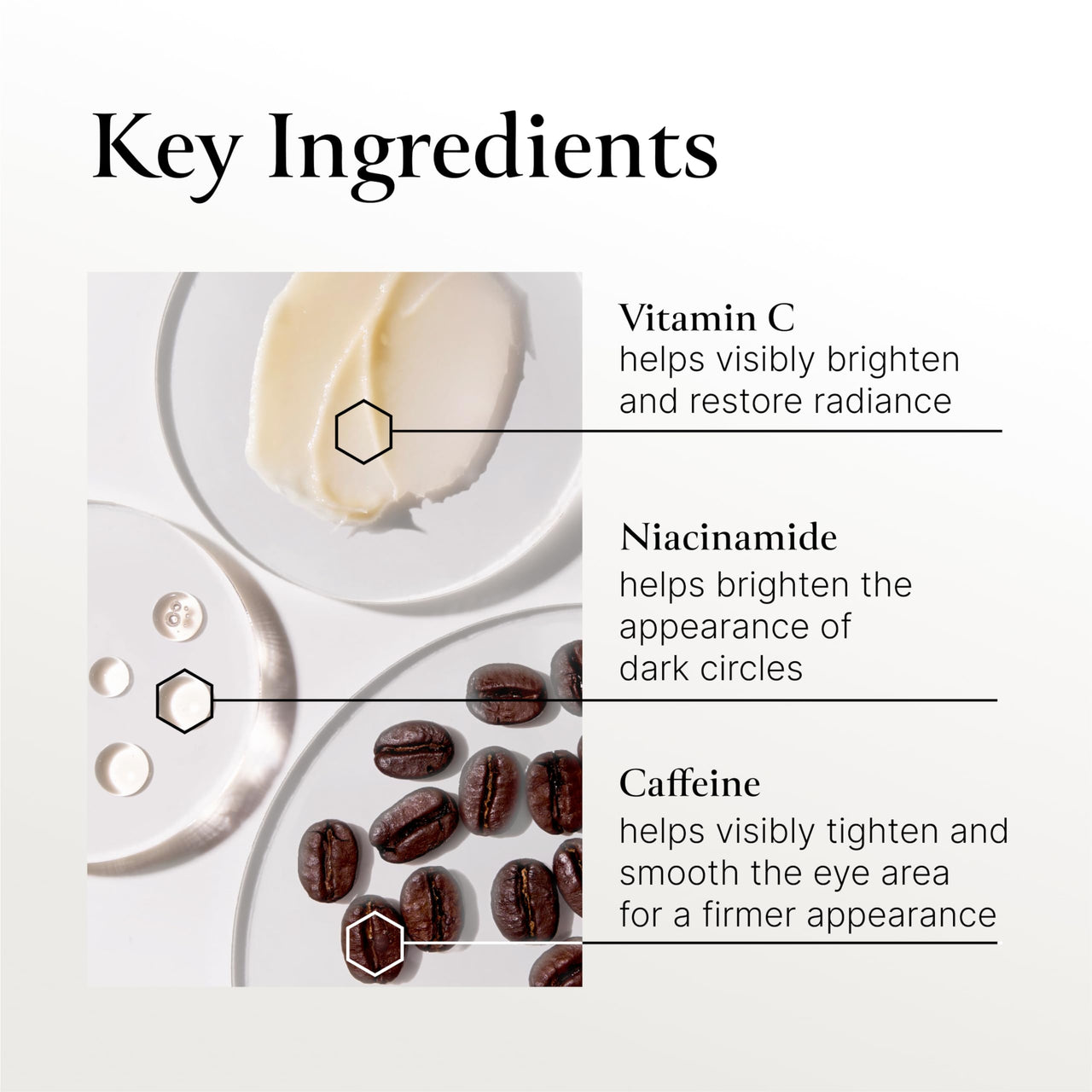 Bliss Rest Assured ™ Eye Cream with Vitamin C & Caffeine - 0.5 Fl Oz - Dark Circle Reducing & Depuffing Eye Cream - Clean - Vegan & Cruelty-Free