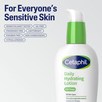 Thumbnail for Cetaphil Daily Hydrating Lotion for Face, With Hyaluronic Acid, 3 fl oz, Lasting 24 Hour Hydration, for Combination Skin, No Added Fragrance, Non-Comedogenic