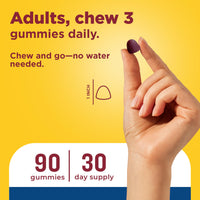 Thumbnail for Nature Made Advanced Multivitamin Gummies for Him, Mens Multivitamin Gummies with Magnesium Citrate, Calcium & B Vitamins, Daily Support, 90 Gummies, 30 Day Supply