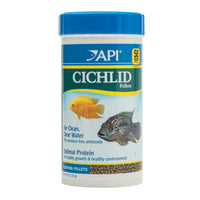 Thumbnail for API CICHLID PELLETS Floating Pellets Fish Food 4.2-Ounce Container
