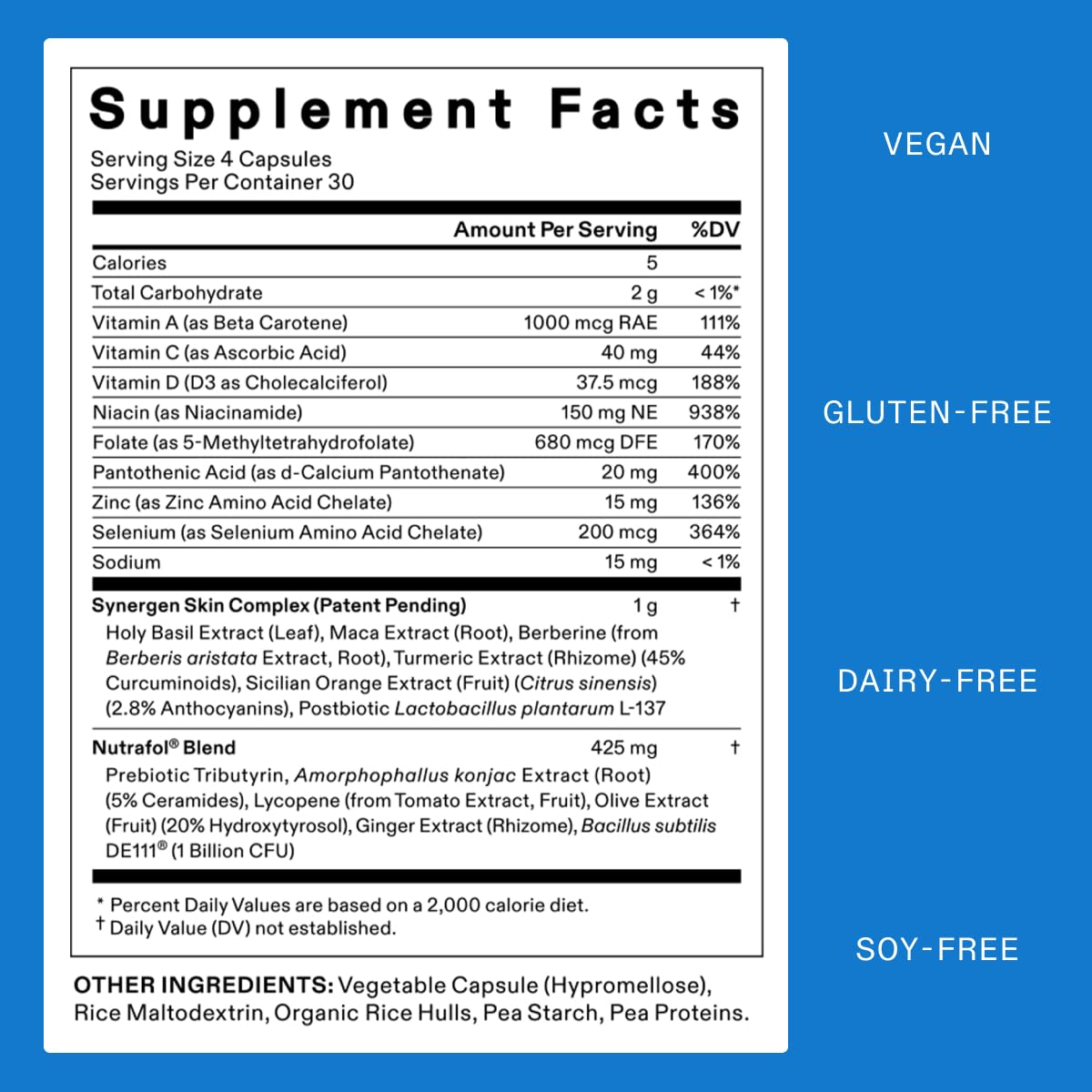 Nutrafol Clear Skin Acne Supplement for Women, Clinically Tested for Clearer, Smoother Skin, Physician-Formulated, Vegan - 3-Month Supply, Pack of 3