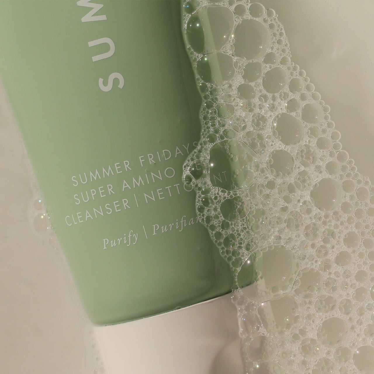 Summer Fridays Super Amino Gel Cleanser - Gentle Face Cleanser + Makeup Remover - Helps to Calm Irritation, Balance pH, Nourish Skin + Restore Moisture (5 Fl Oz)