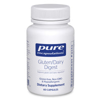 Thumbnail for Pure Encapsulations Gluten/Dairy Digest | Unique Mix of Enzymes to Support Healthy Gluten and Dairy Digestion* | 60 Capsules