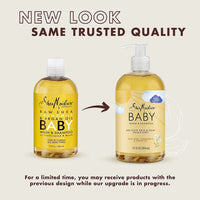 Thumbnail for SheaMoisture Baby Wash & Shampoo for All Skin Types Raw Shea, Chamomile & Argan Oil Baby Wash and Shampoo with Frankincense & Myrrh to Help Cleanse 13 oz, Gold, Packaging may vary