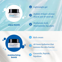 Thumbnail for belif Aqua Bomb – Daily Niacinamide Hydrating Moisturizer, Lightweight Plumping Facial Cream with Hyaluronic Acid & Squalane, Cooling Effect, Anti-Aging Korean Skincare, 0.84 fl oz (25ml)