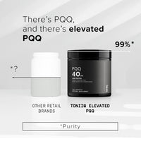 Thumbnail for Toniiq 99%+ 40mg Supplement - Ultra High Purity PQQ 40mg Concentrated Formula - PQQ 40 mg 120 Capsules - Pyrroloquinoline Quinone Supplement - 1 Capsule Serving - Vegetarian Capsules
