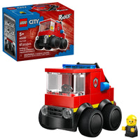 Thumbnail for LEGO City Rides – Fire Truck Building Toy for Kids - Emergency Pretend Play for Boys & Girls, Ages 5+ - Toy Truck W/Raisable Ladder & Firefighter Junior Minifigure - Gift Idea for Birthdays - 60482