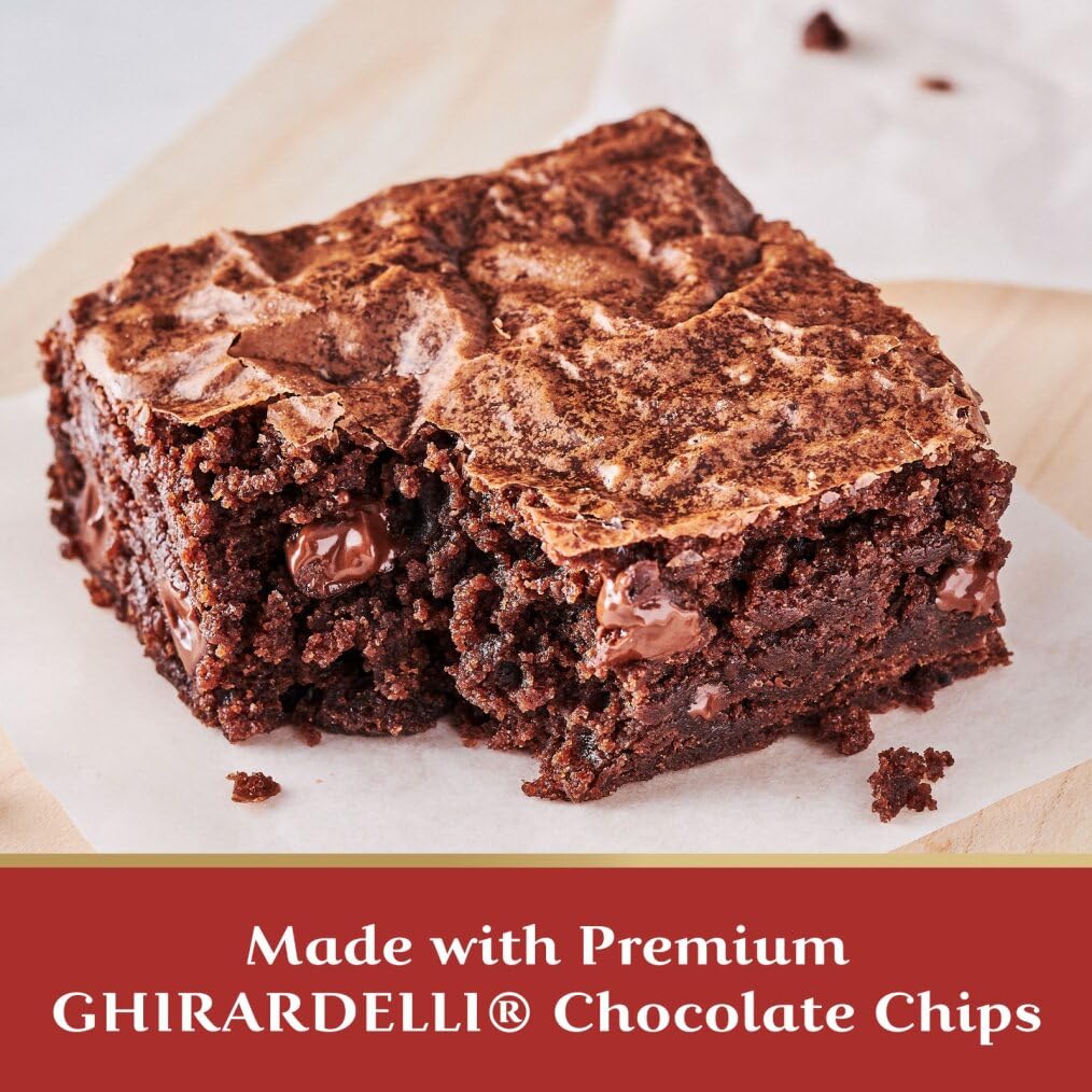 GHIRARDELLI Double Chocolate Premium Brownie Mix, 18 oz Box