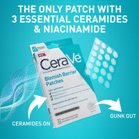Thumbnail for CeraVe Hydrocolloid Blemish Patches, Oil Absorbing Spot Control with Ceramides and Niacinamide, Allergy-Tested & Suitable For Sensitive Skin, Ultra-Thin & Blends Into All Skin Tones, 22ct