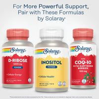 Thumbnail for SOLARAY Pure Inositol Powder - Cellular Health Support - Vegan, Lab Verified - 163 Servings, 4 OZ (4oz, 162 Serv.)
