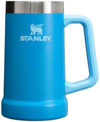 Thumbnail for STANLEY Stay-Chill Beer Stein 24 oz | Heavy Duty Big Grip Handle | Beer Tumbler Drink Cup, Holds 2 Cans | Insulated Stainless Steel Party Mug | BPA-Free | Azure