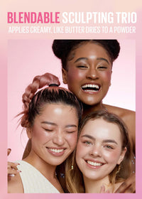 Thumbnail for Kaja 3-in-1 Blendable Sculpting Trio - Play Bento | with Mango Seed Butter, Cream Bronzer, Powder Blush, and Highlighter, 02 Cloud Latte